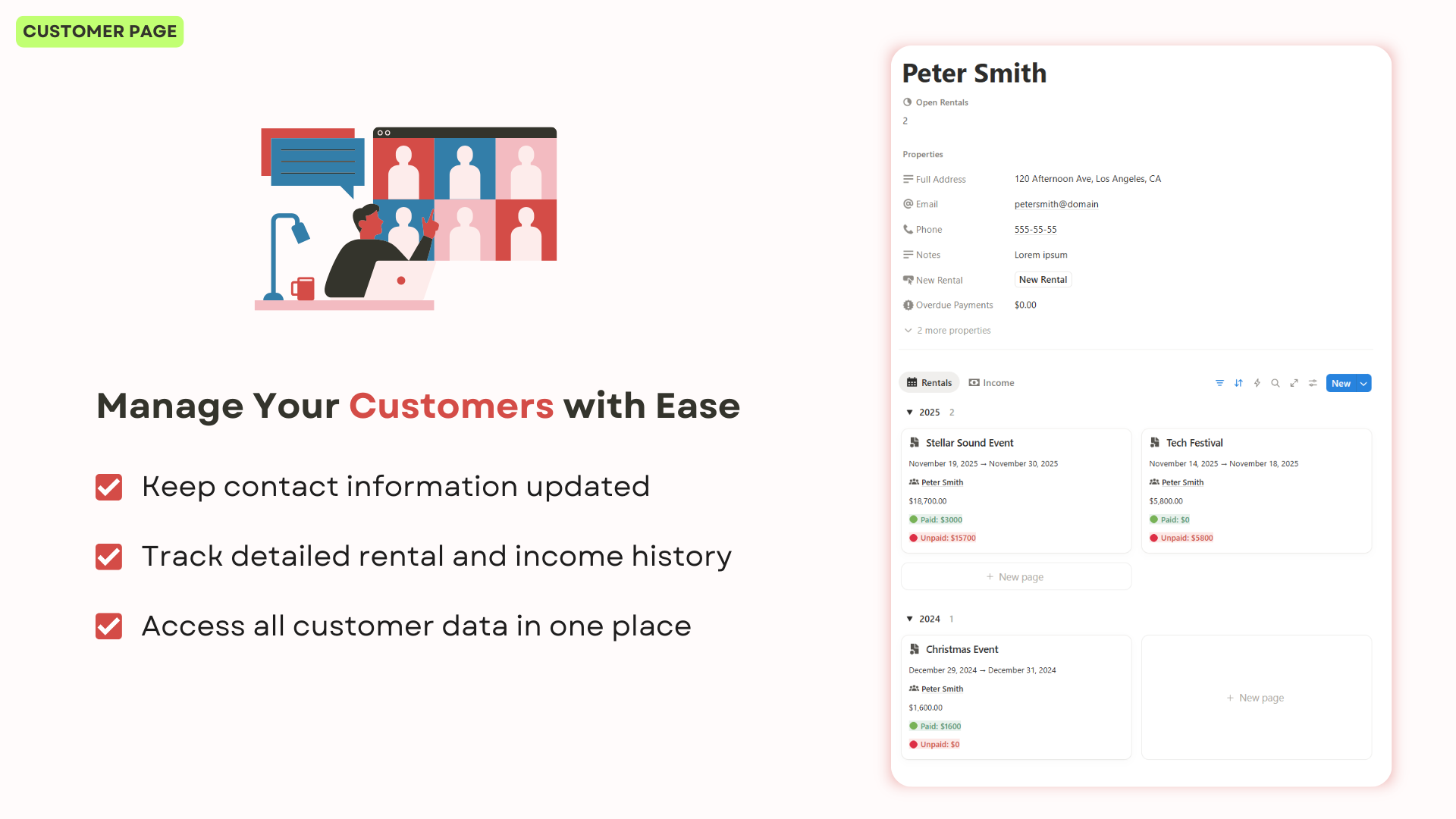 Customer Page Screenshot 13