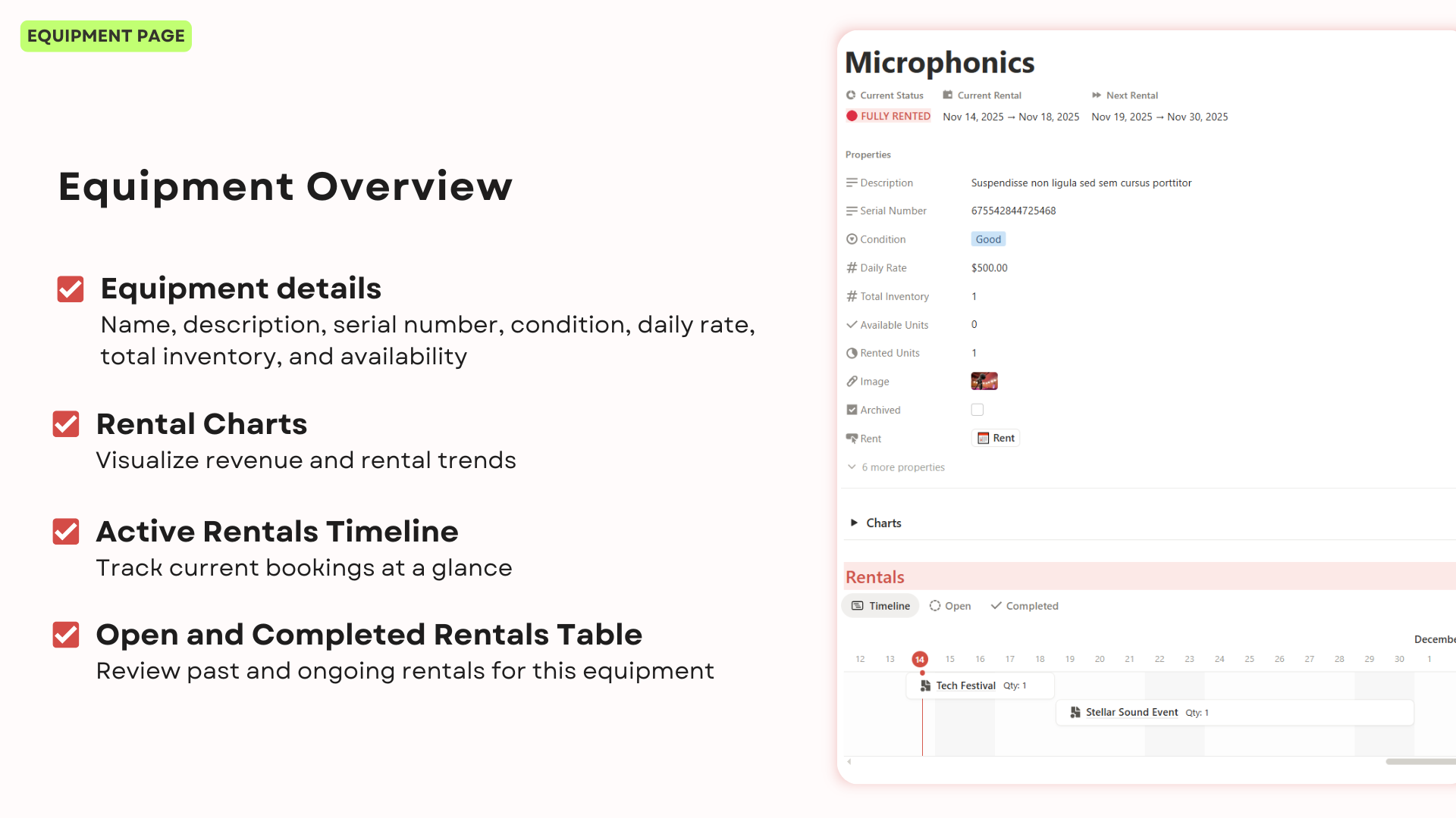 Equipment Page Screenshot 5