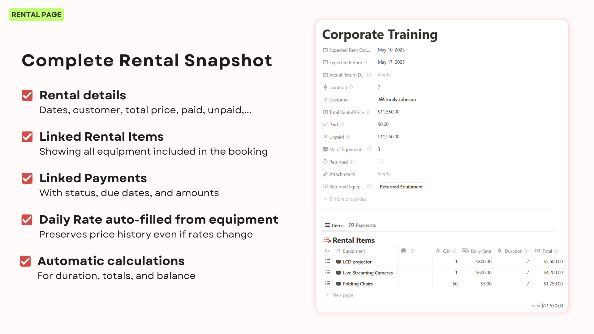 Rental Page Screenshot 9
