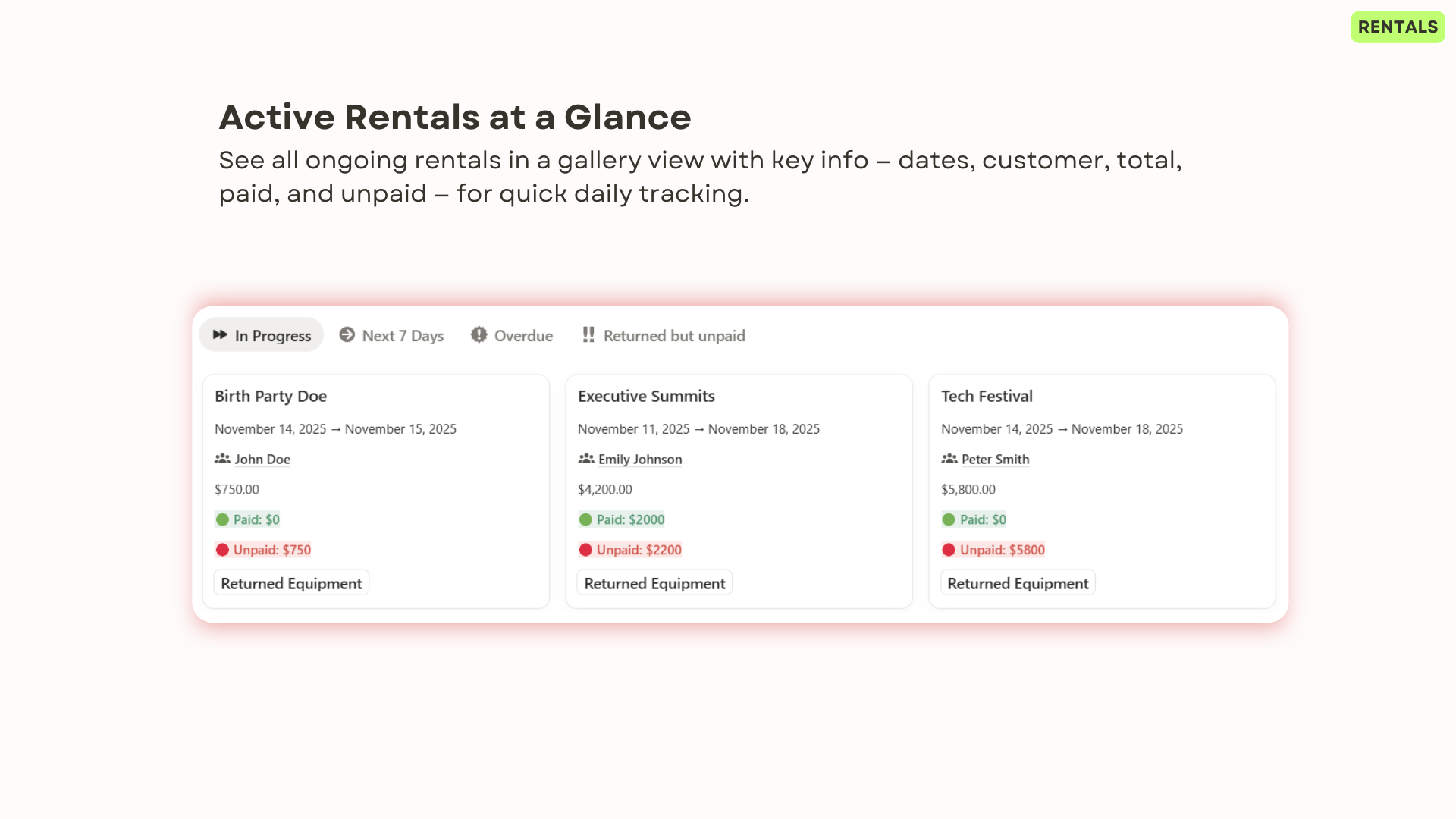 Rentals - Gallery View Screenshot 8